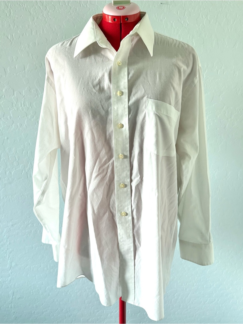 Men's Vintage KETCH Dress Shirt with Point Collar